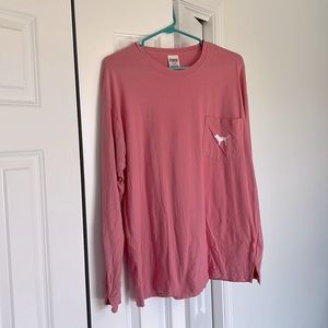 PINK Victoria’s Secret oversized long sleeve shirt